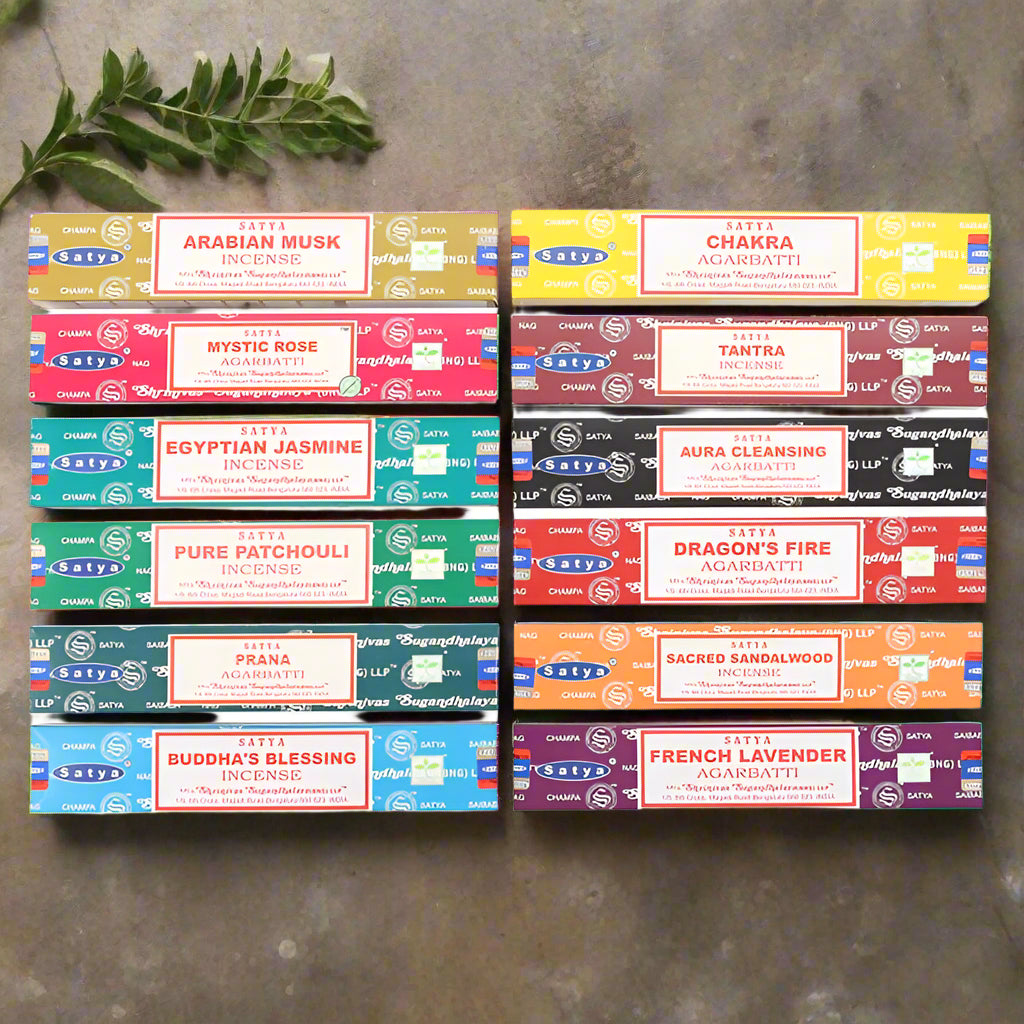 selection of incense sticks