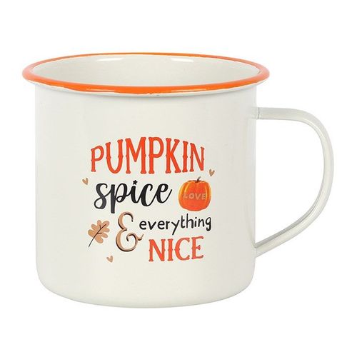 Pumpkin Spice Enamel Mug