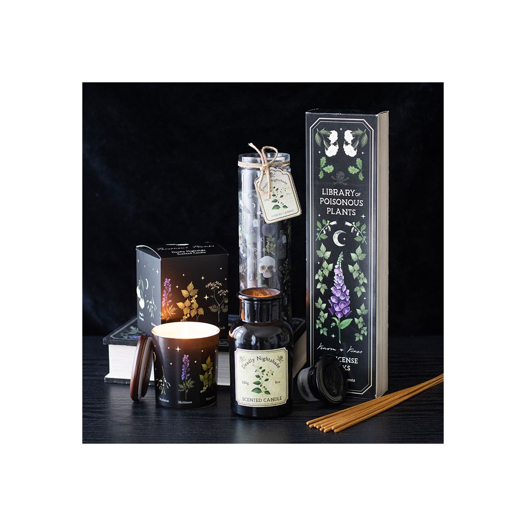 Set of 4 Poisonous Plants Incense Stick Packs