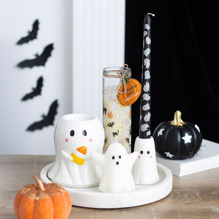 Candy Corn Ghost Oil Burner and Wax Warmer 1