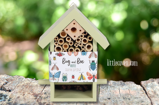 Wooden Bug and Bee Hotel