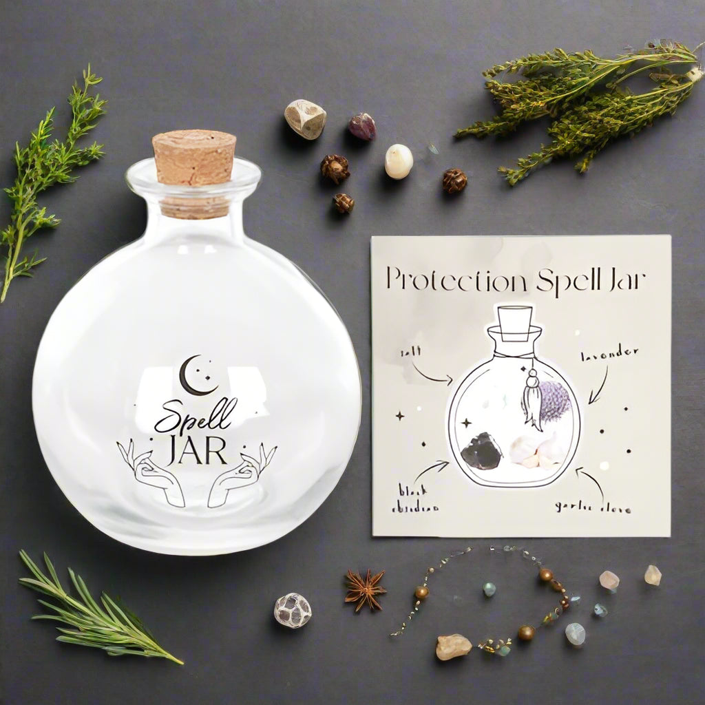 glass spell jar
