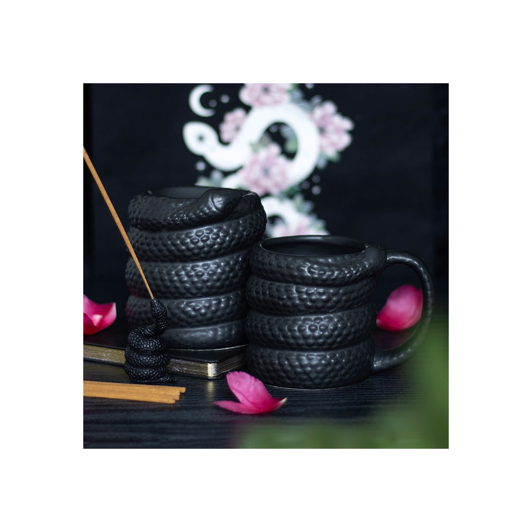 Black Snake Oil Burner and Wax Warmer